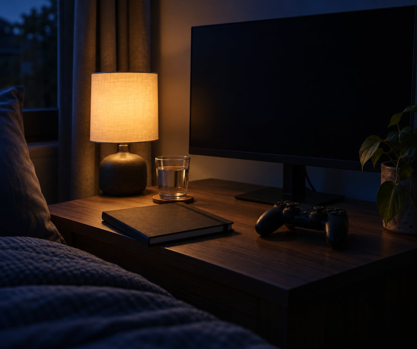 how to sleep better after gaming at night