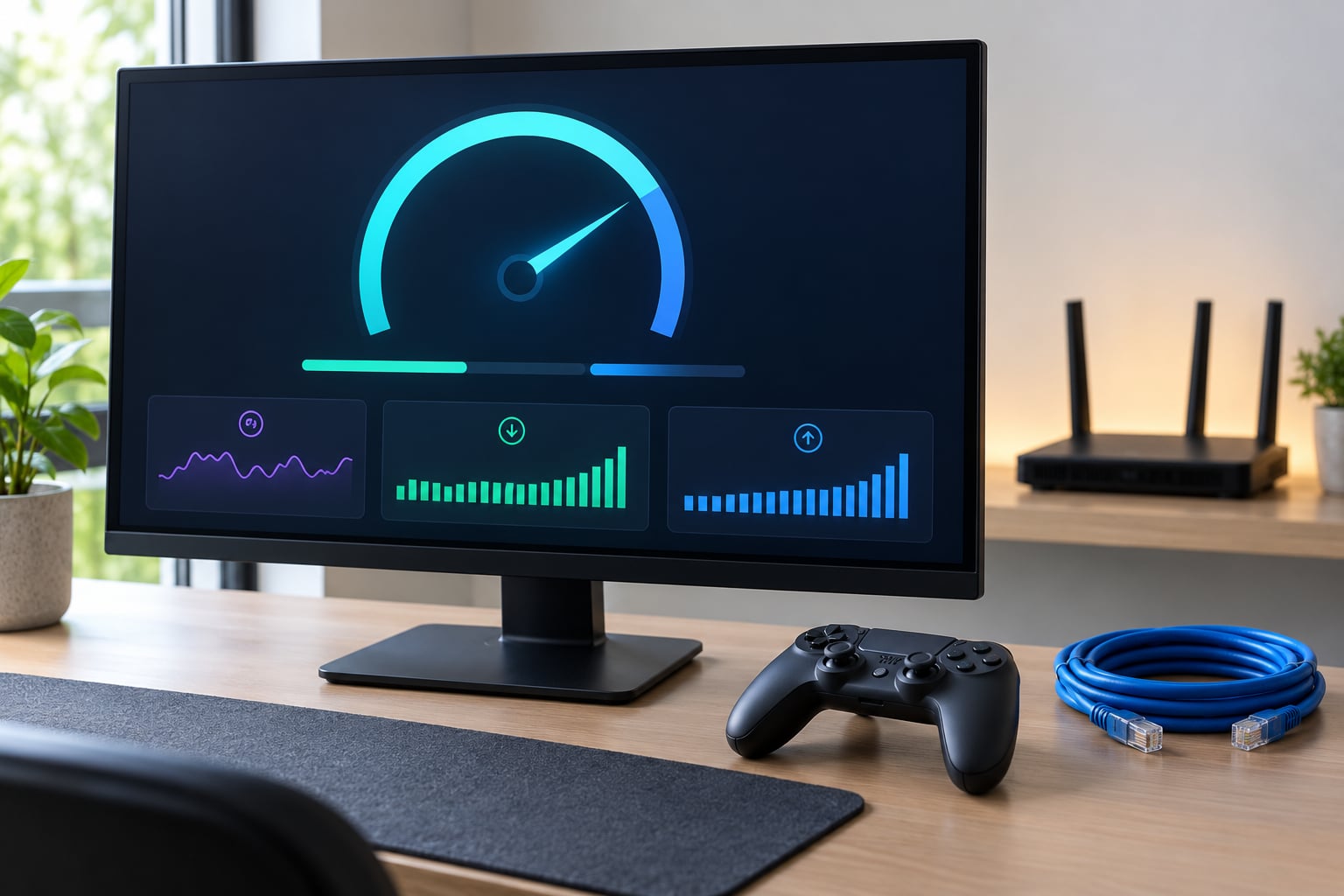 how to test your internet for gaming