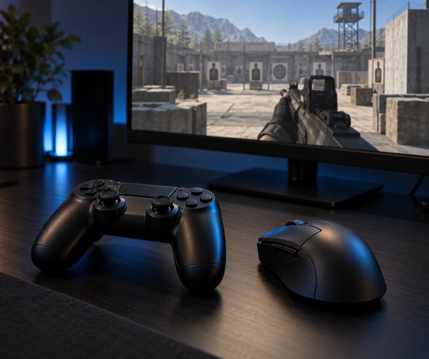 how to play shooters on controller against mouse players