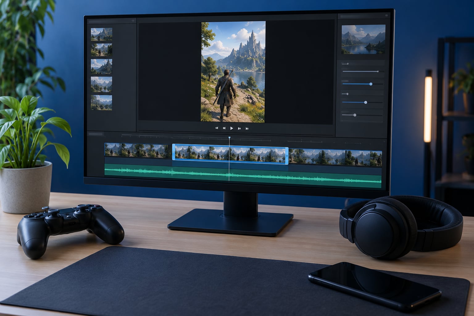 how to edit gaming clips for short video