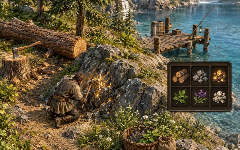 How Gathering Professions Work in MMOs: Beginner Guide 2026