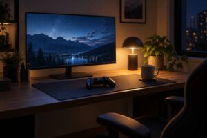 how blue light affects late night gaming
