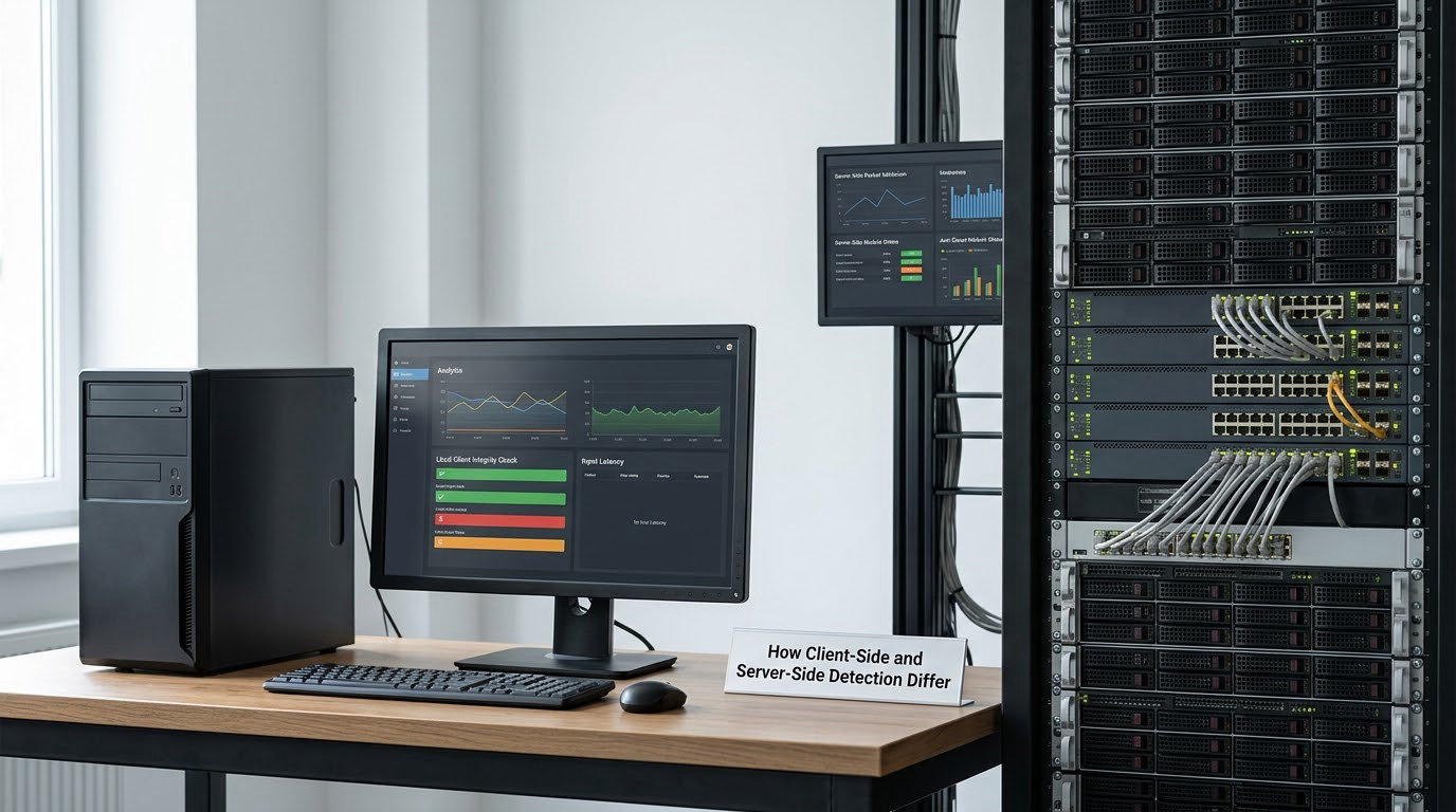How Client-Side and Server-Side Detection Differ