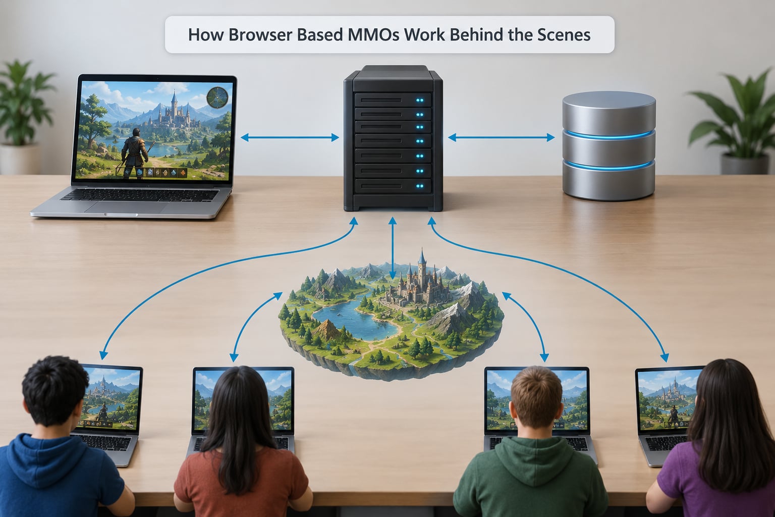 How Browser Based MMOs Work Behind the Scenes
