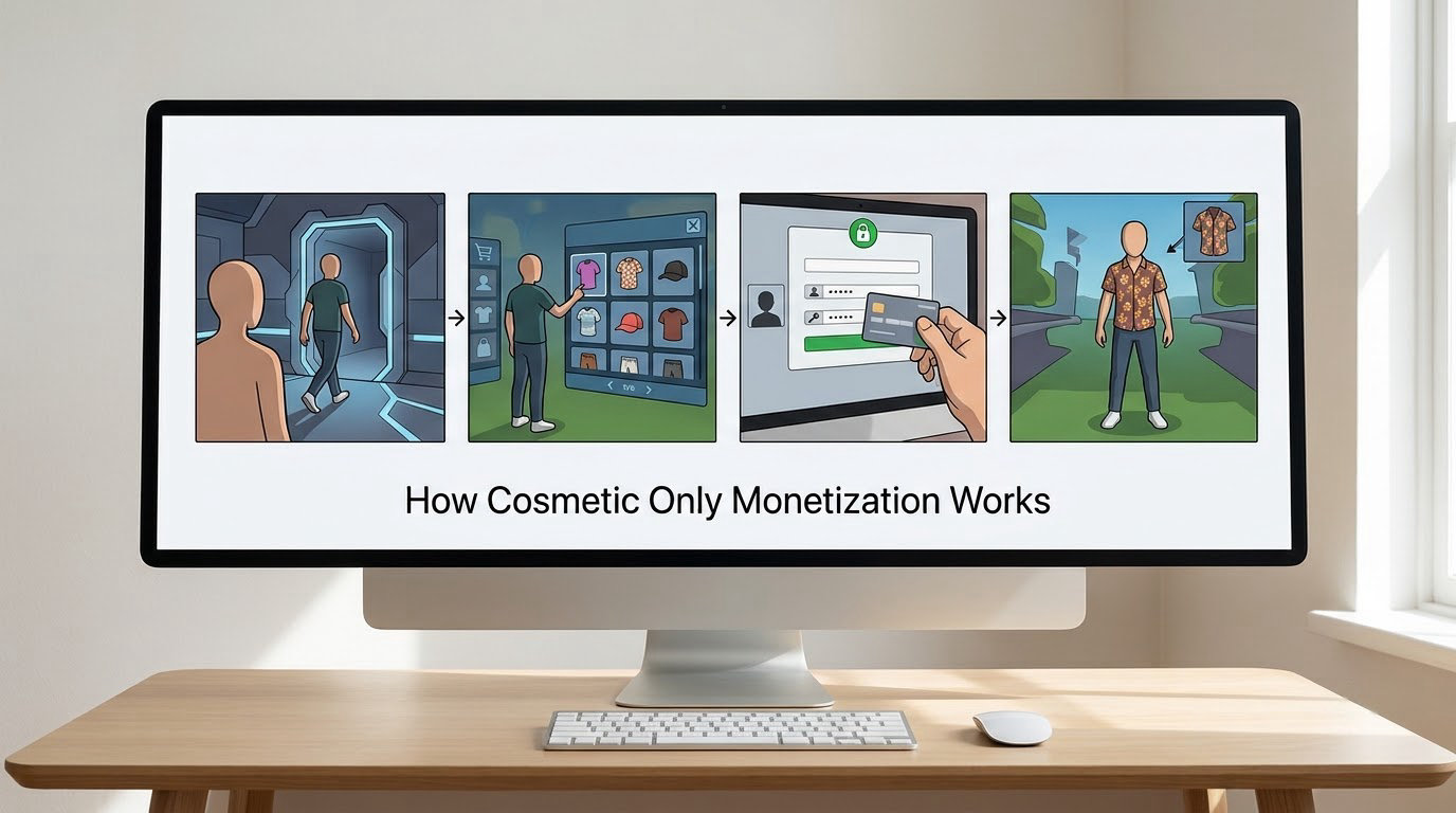 How Cosmetic Only Monetization Works