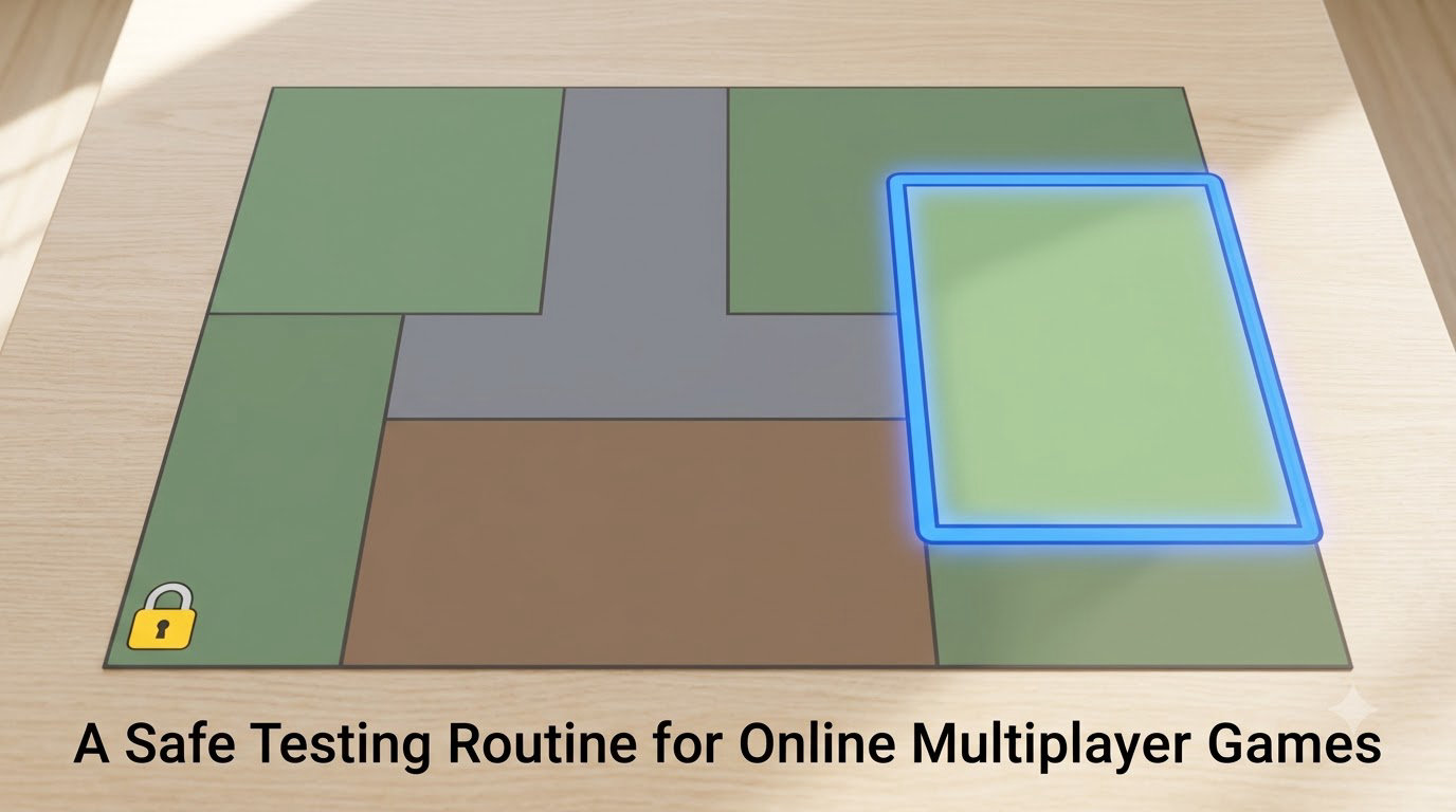A Safe Testing Routine for Online Multiplayer Games
