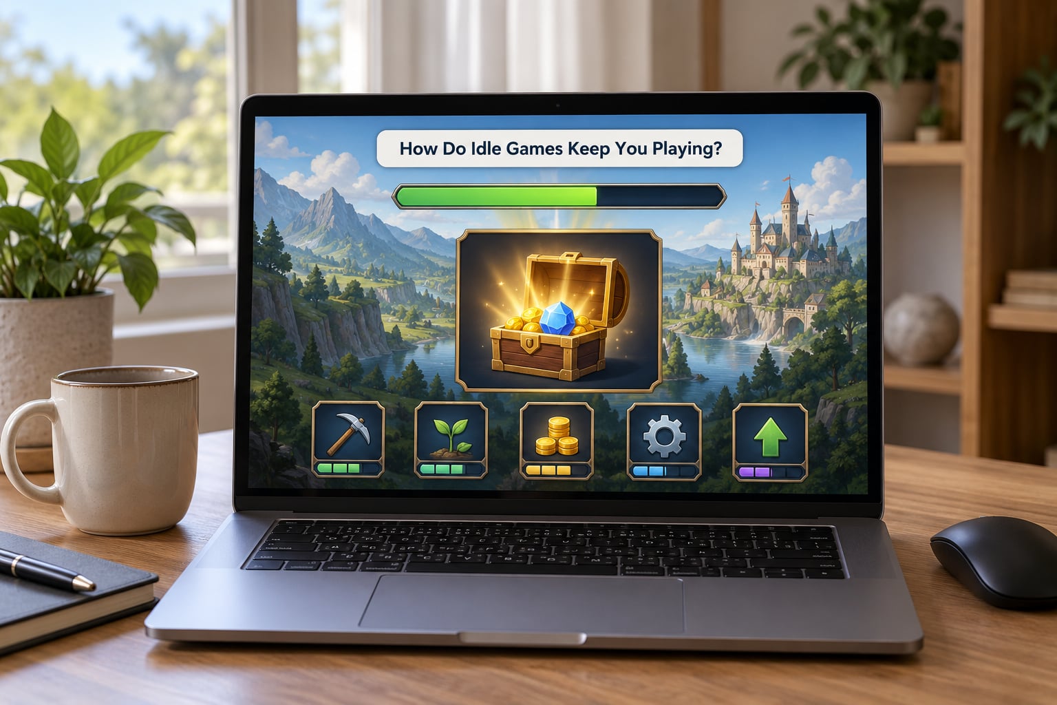 How Do Idle Games Keep You Playing?