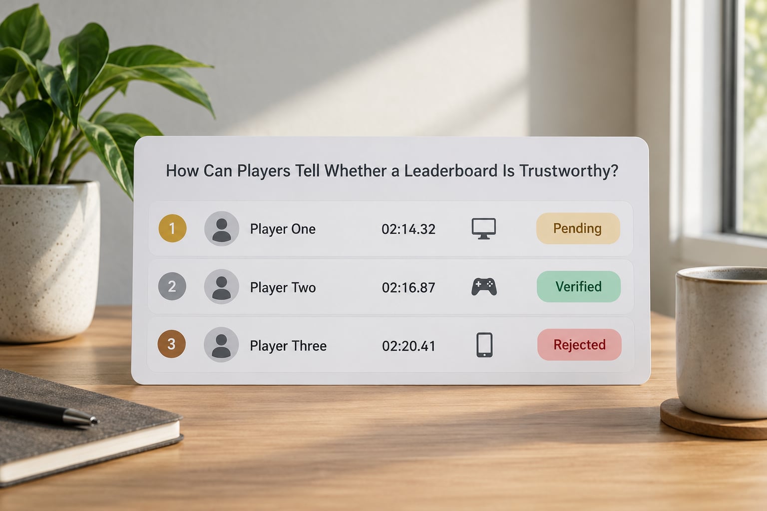 How Can Players Tell Whether a Leaderboard Is Trustworthy?