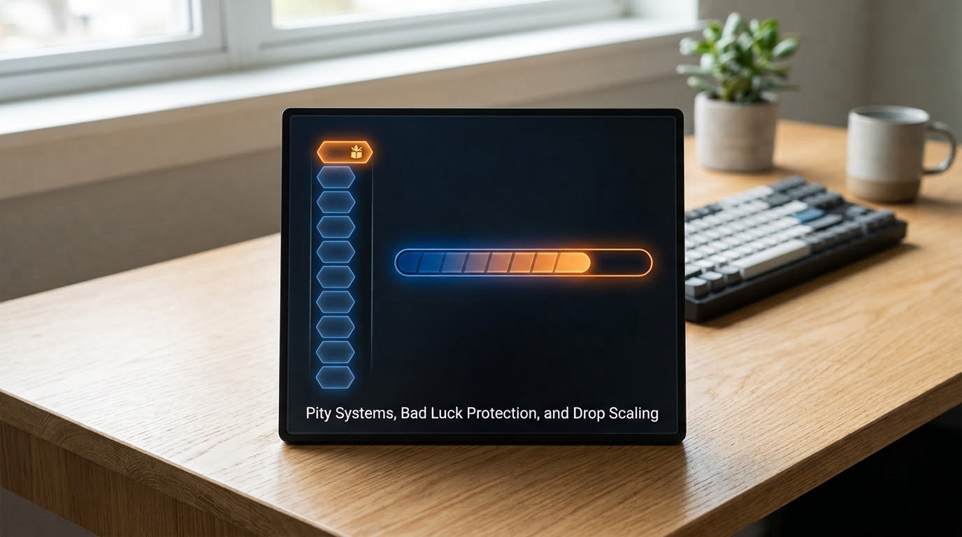 Pity Systems, Bad Luck Protection, and Drop Scaling