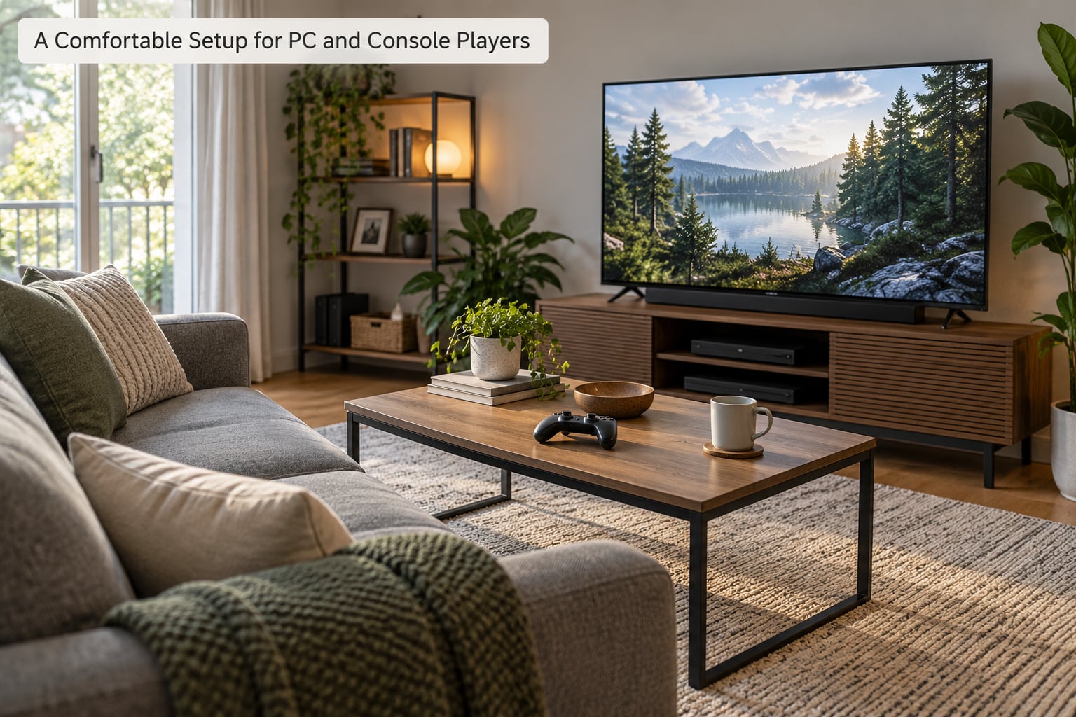 A Comfortable Setup for PC and Console Players