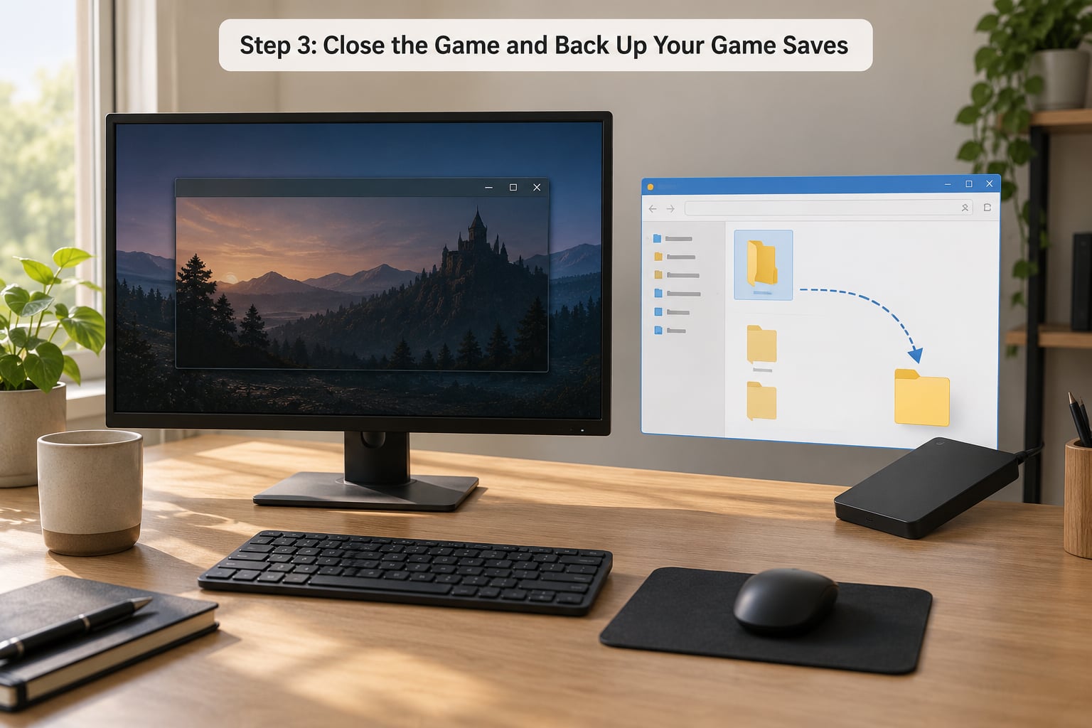 Step 3: Close the Game and Back Up Your Game Saves