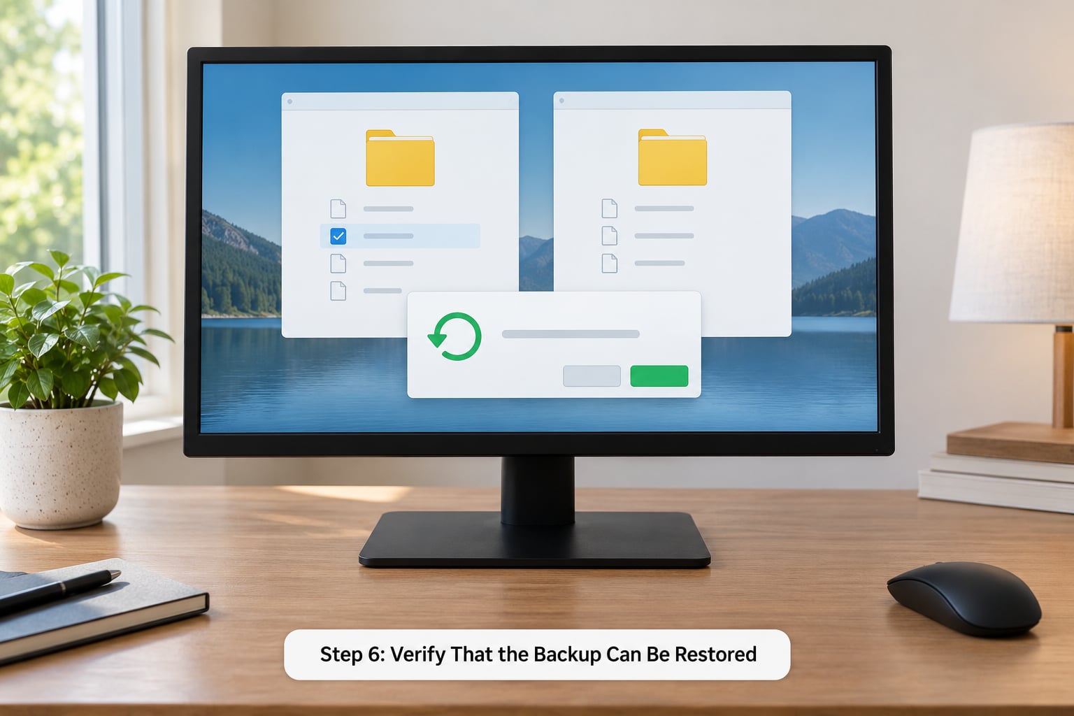 Step 6: Verify That the Backup Can Be Restored