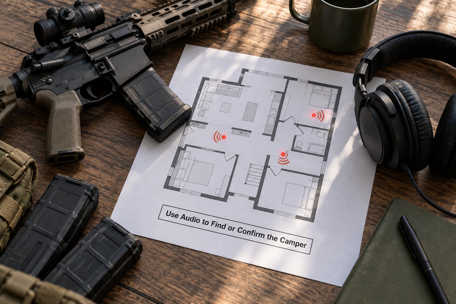 Use Audio to Find or Confirm the Camper