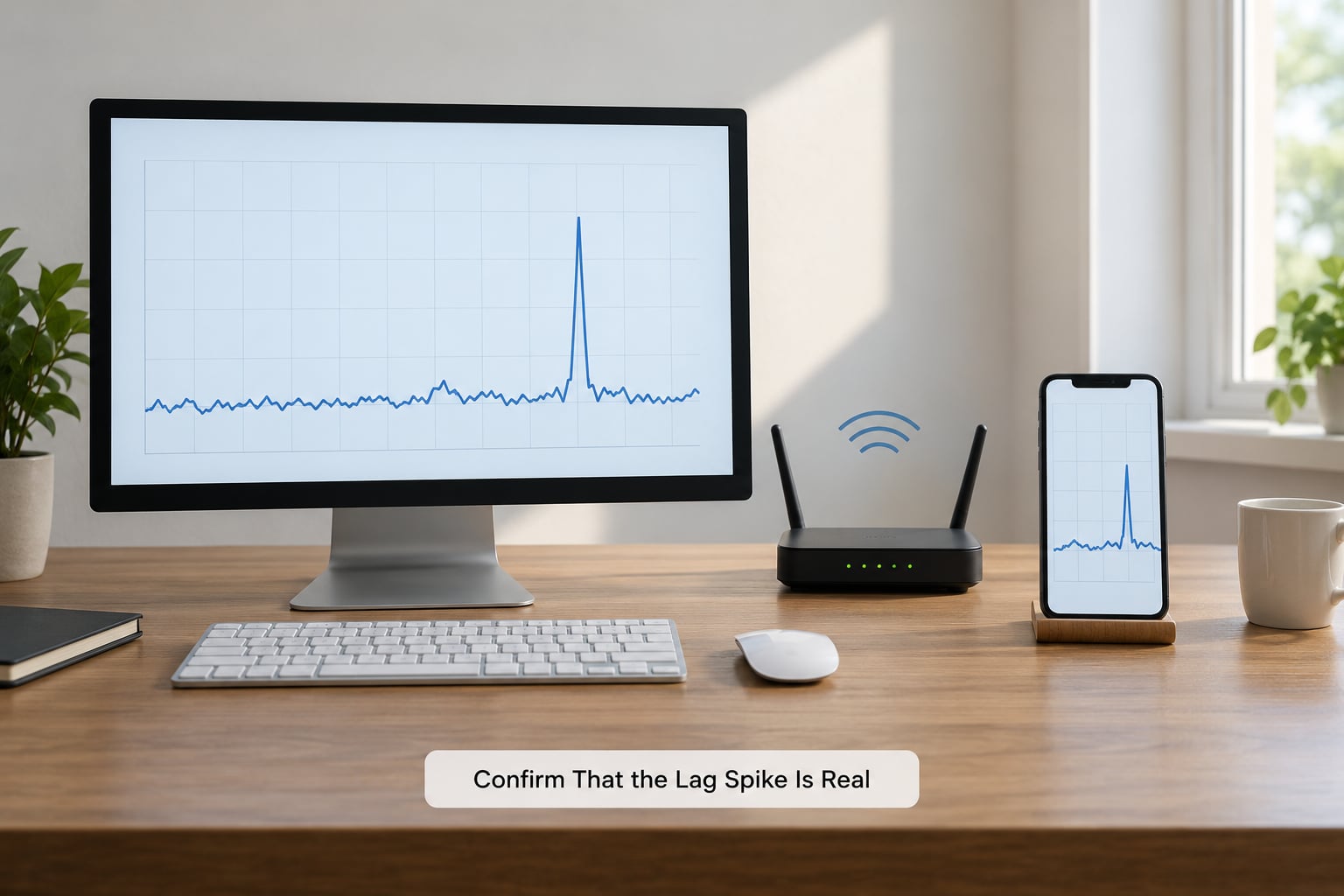 Confirm That the Lag Spike Is Real