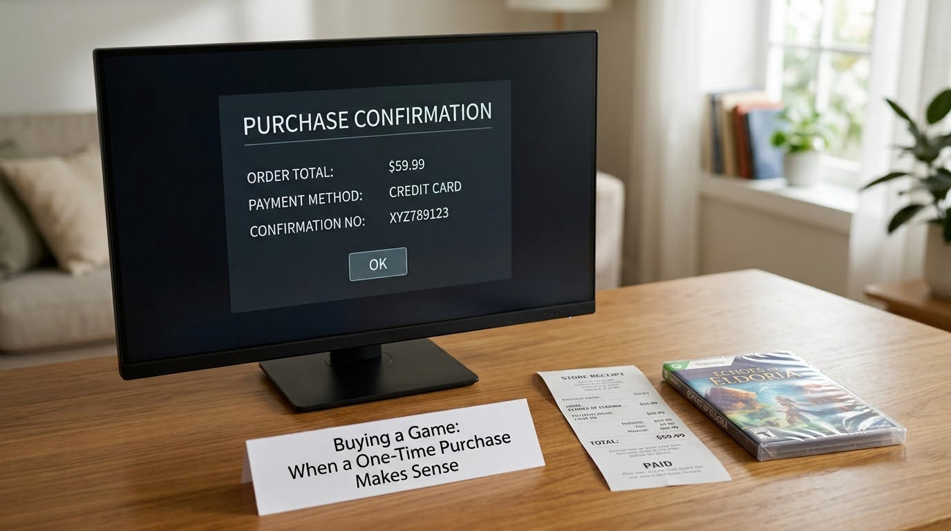 Buying a Game: When a One-Time Purchase Makes Sense