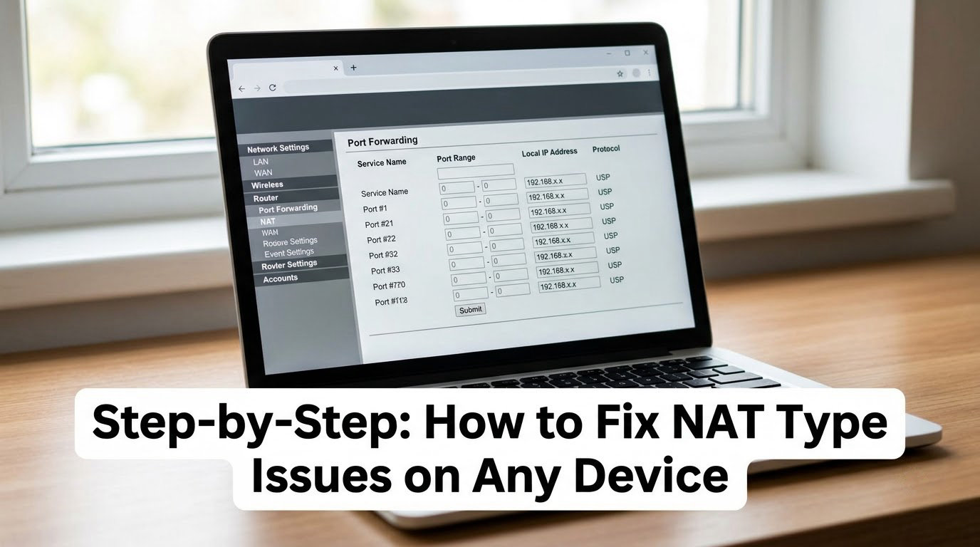Step-by-Step: How to Fix NAT Type Issues on Any Device