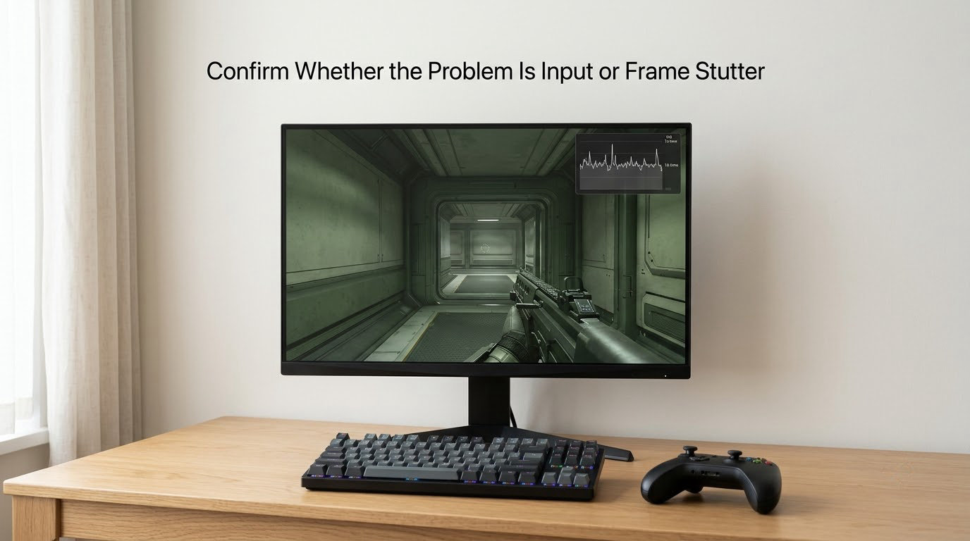 Confirm Whether the Problem Is Input or Frame Stutter