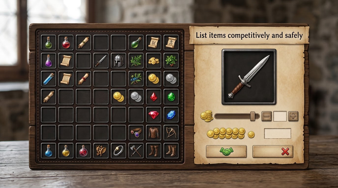 List items competitively and safely
