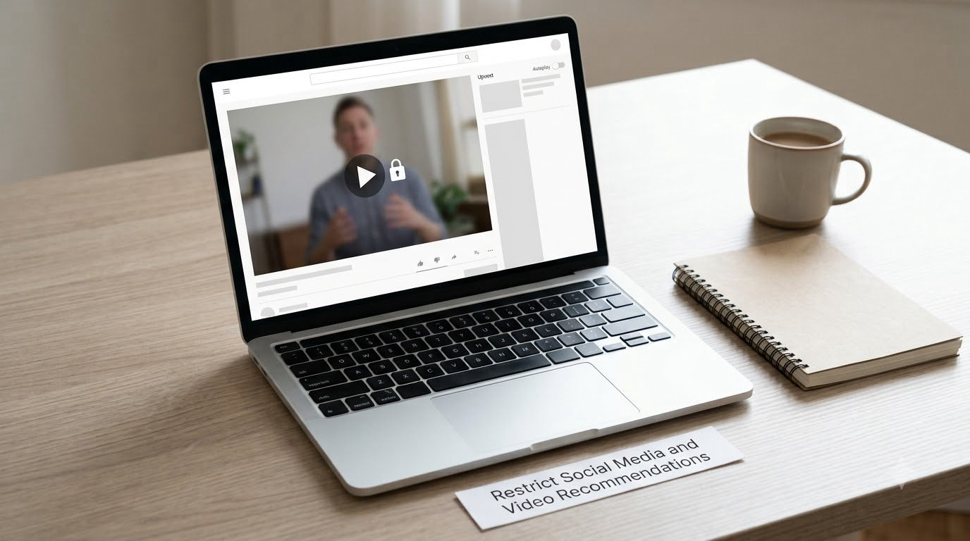 Restrict Social Media and Video Recommendations