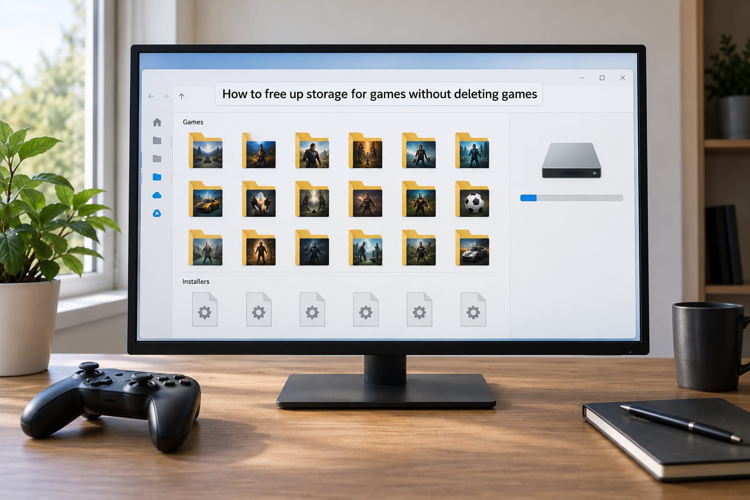 How to free up storage for games without deleting games
