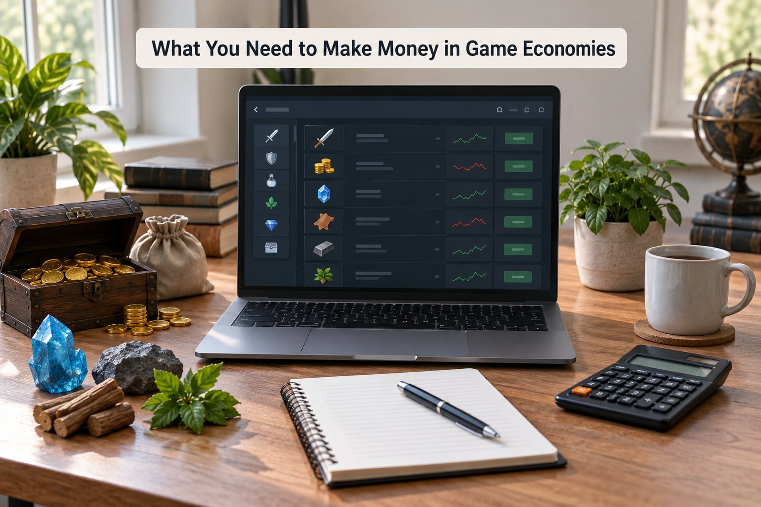 What You Need to Make Money in Game Economies