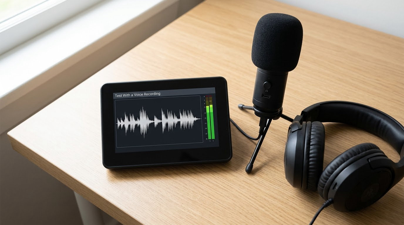 Test With a Voice Recording