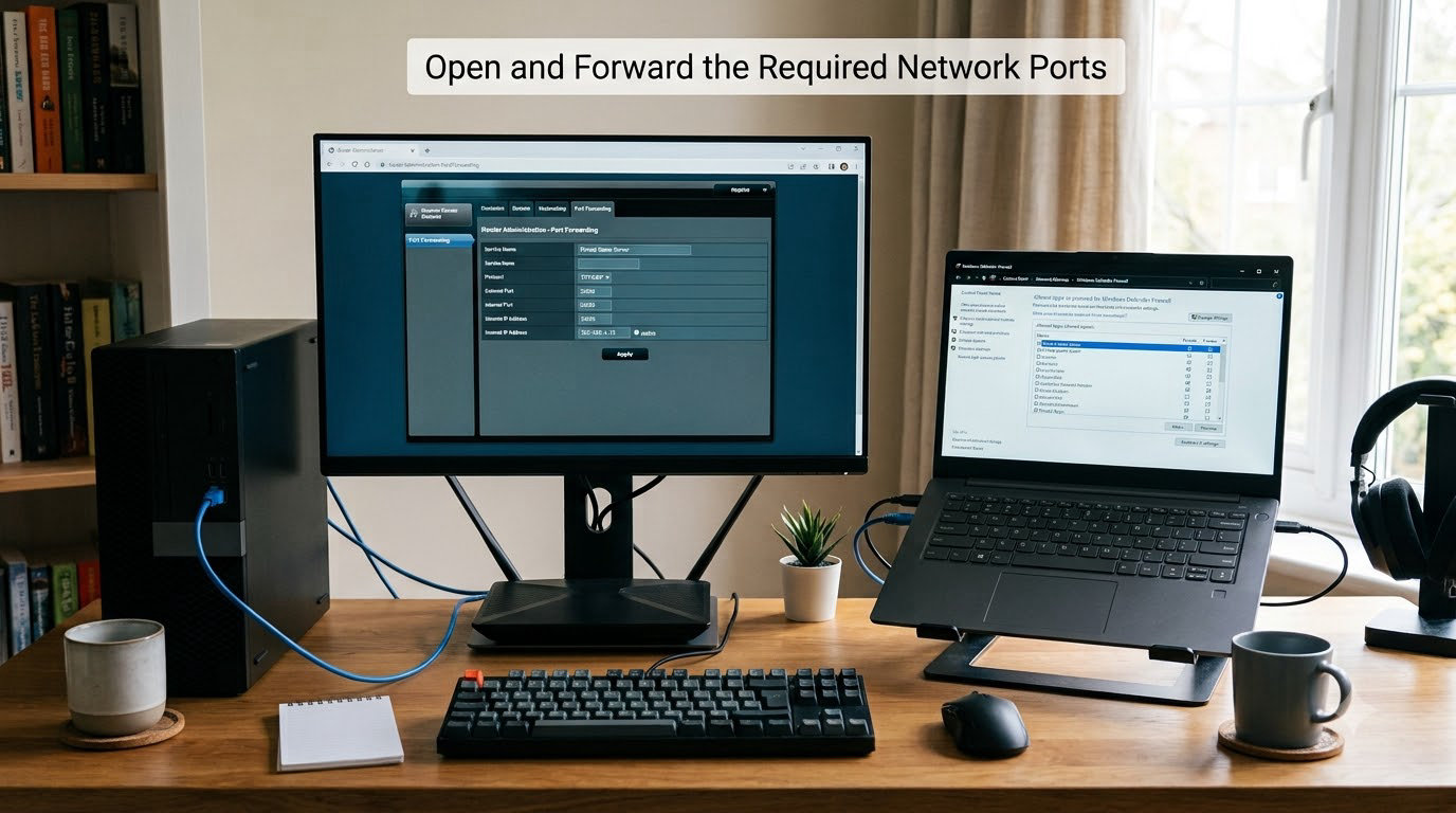 Open and Forward the Required Network Ports