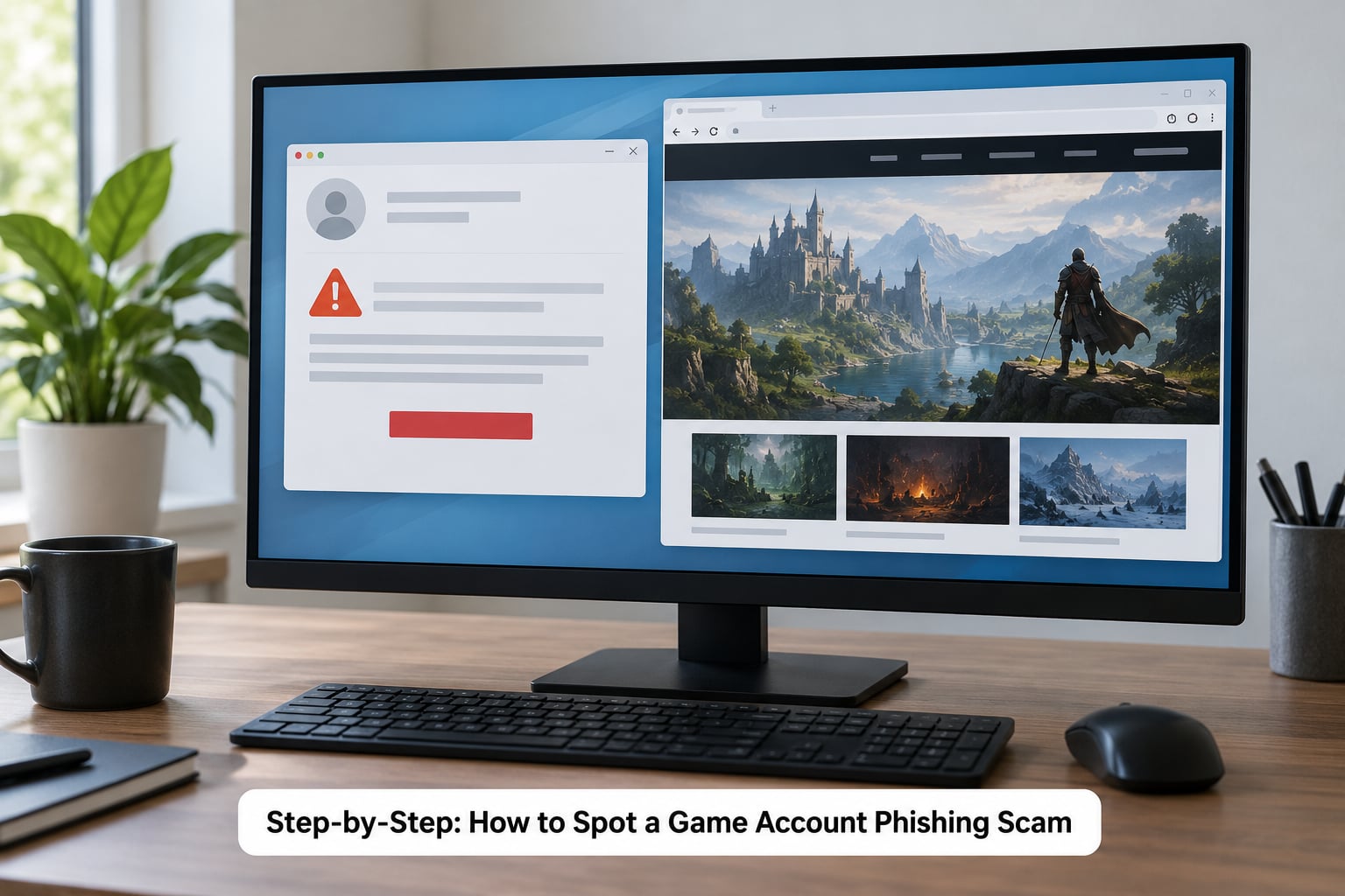 Step-by-Step: How to Spot a Game Account Phishing Scam