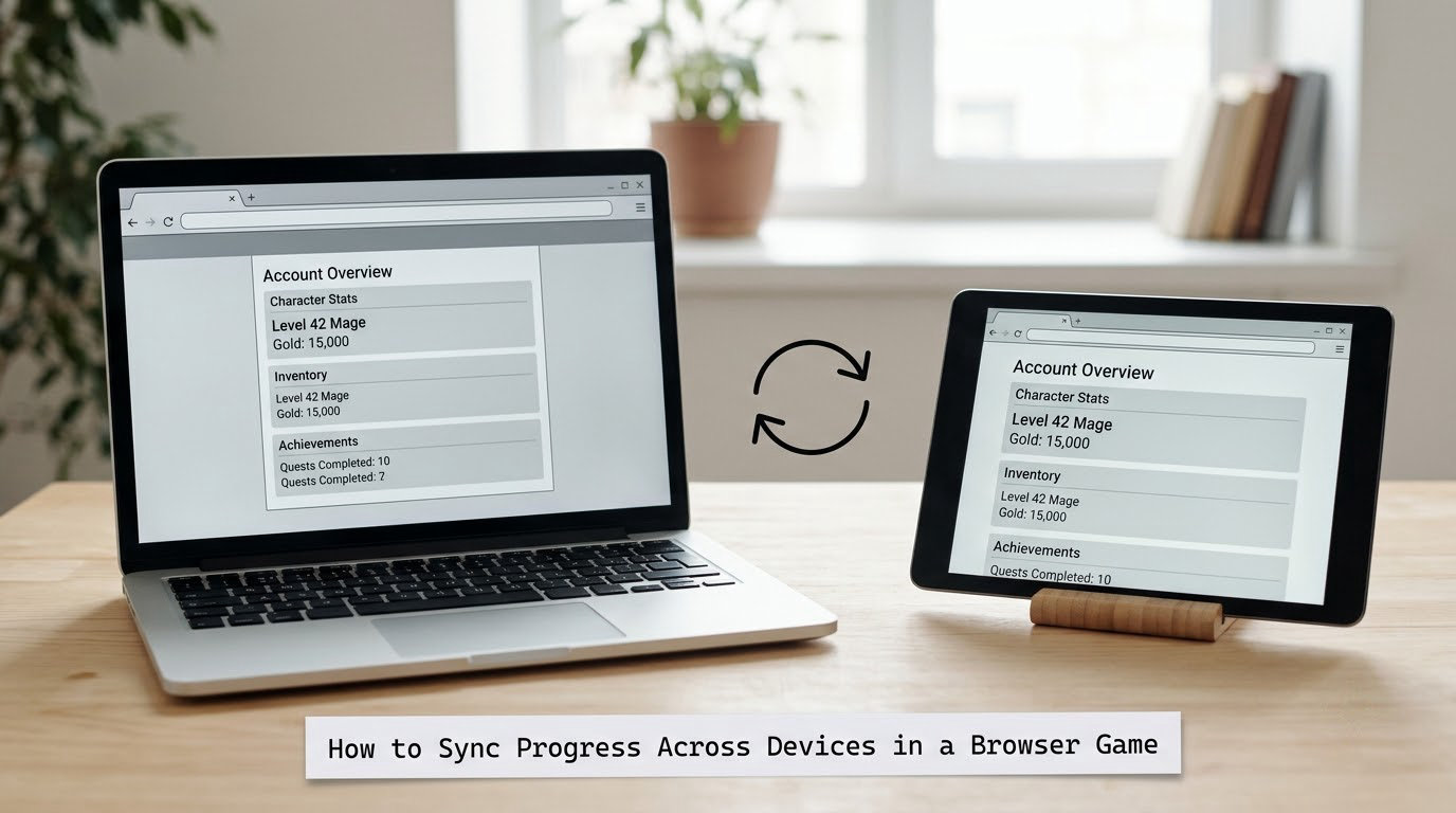 How to Sync Progress Across Devices in a Browser Game