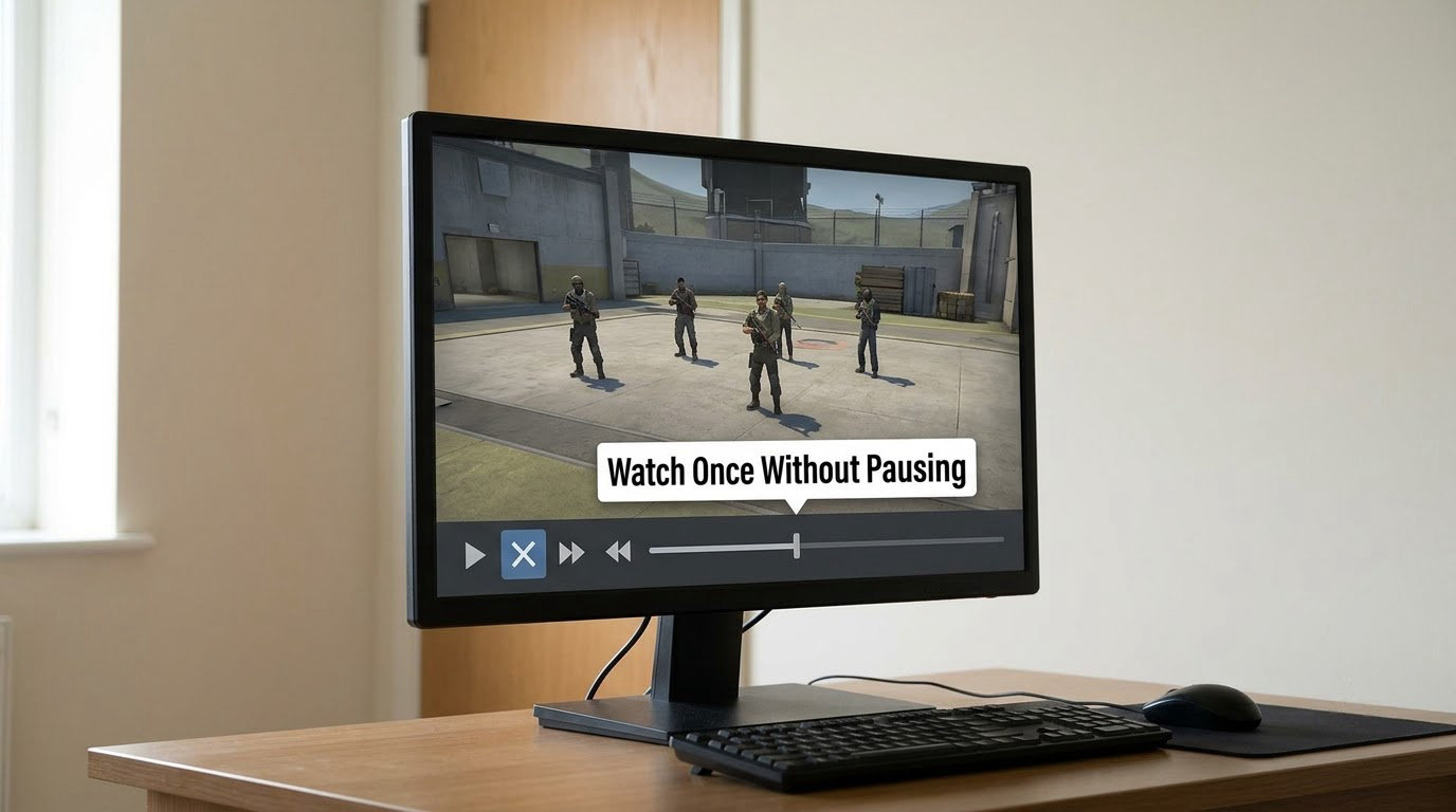Watch Once Without Pausing