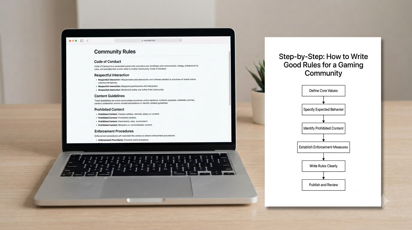 Step-by-Step: How to Write Good Rules for a Gaming Community