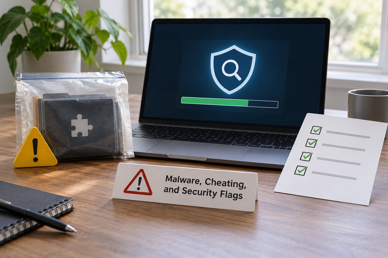 Malware, Cheating, and Security Flags