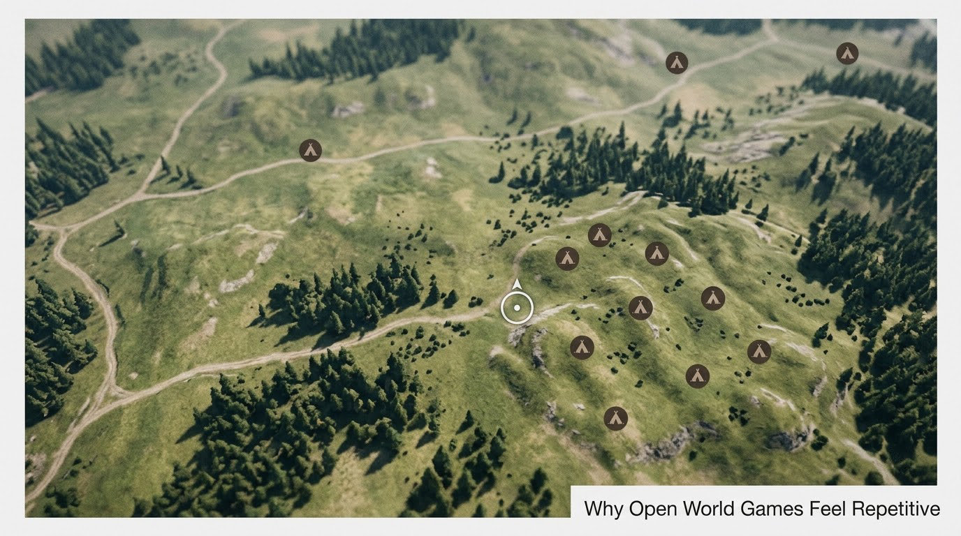 Why Open World Games Feel Repetitive