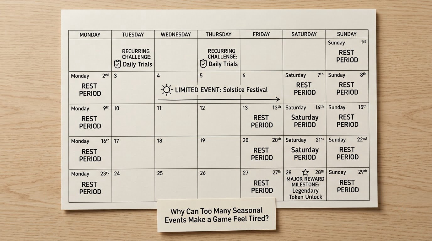 Why Can Too Many Seasonal Events Make a Game Feel Tired?