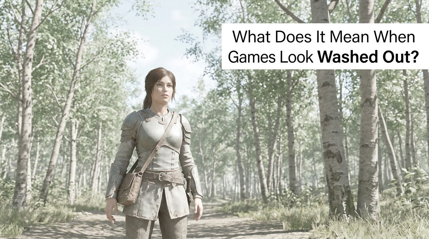 What Does It Mean When Games Look Washed Out?
