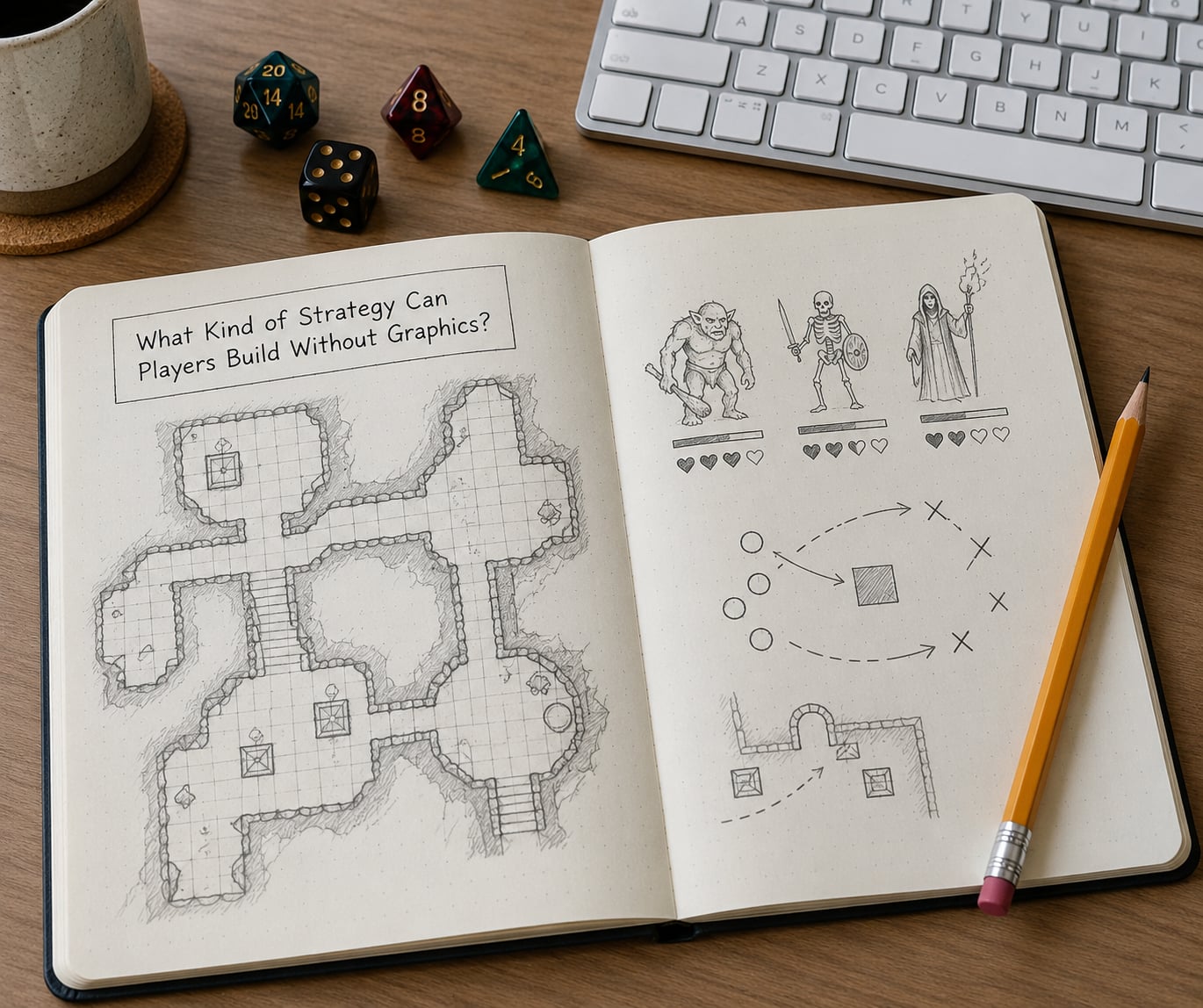 What Kind of Strategy Can Players Build Without Graphics?