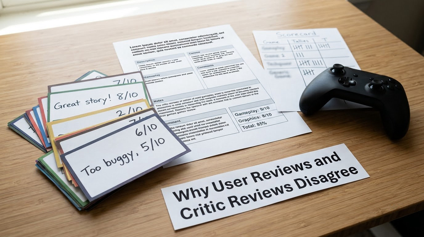 Why User Reviews and Critic Reviews Disagree